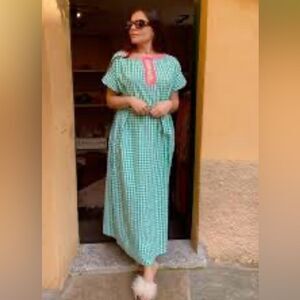 Sundress Benedict Gingham Dress NWT One Size